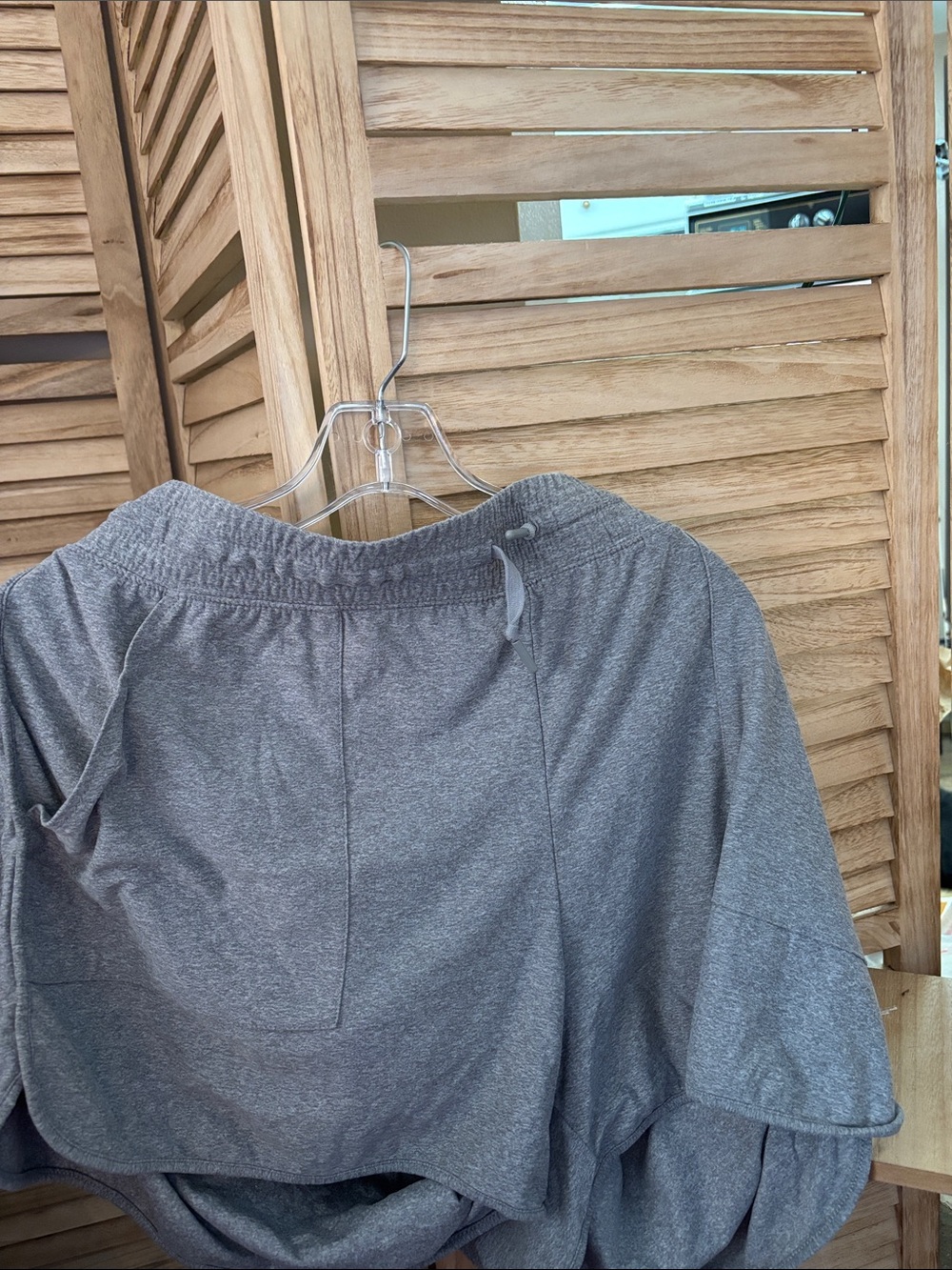 Cozy Gray Shorts with Elastic Waist XXL
